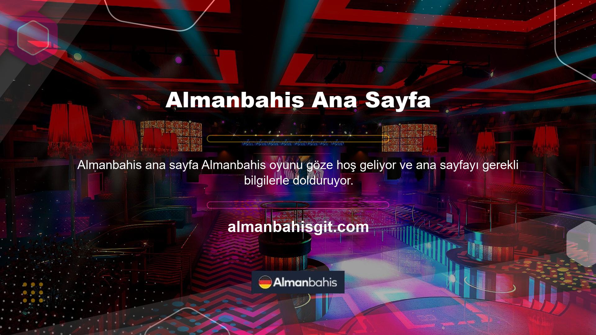 Ana sayfanın üstündeki turuncu ve siyah renkler, oyun oynarken daha iyi görmenize yardımcı olur